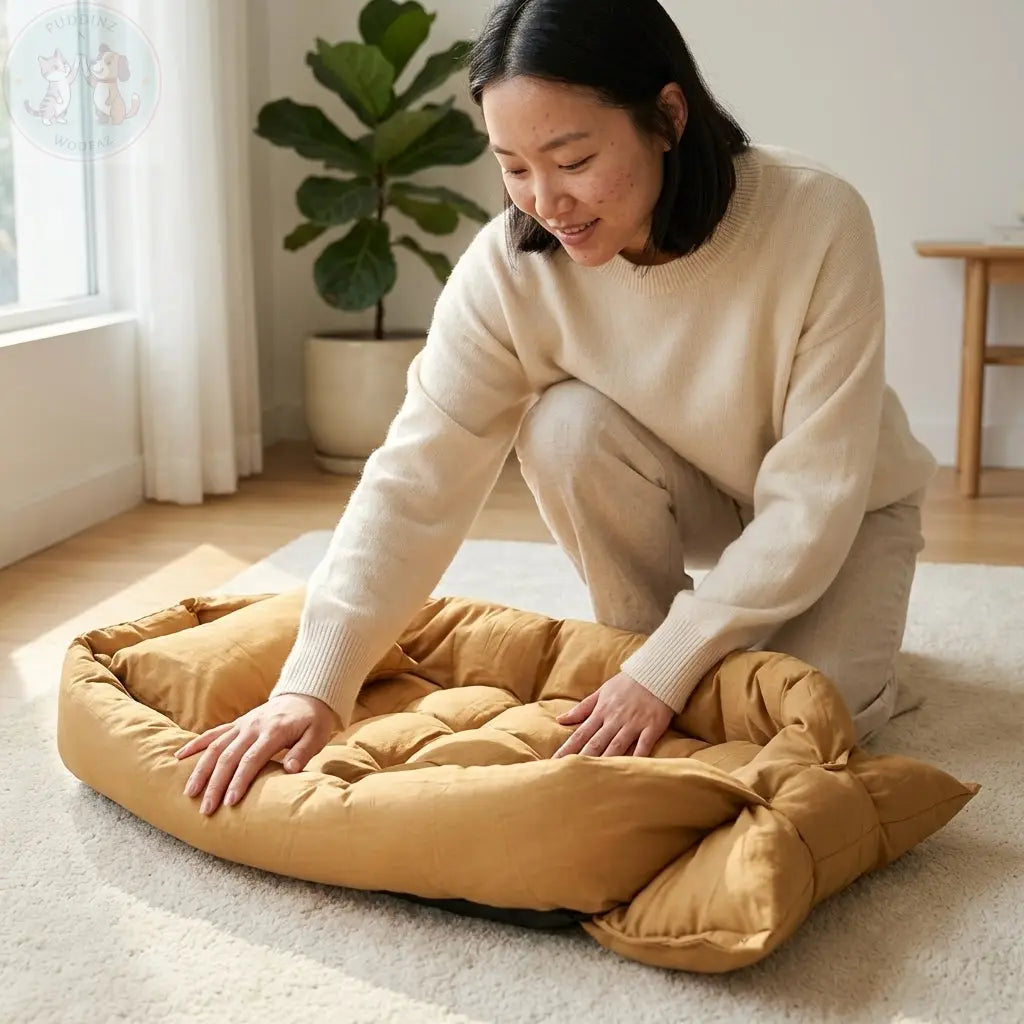 Portable Dog Bed – Foldable Travel Mat for Dogs and Cats Puddinz n Woofaz   Puddinz n Woofaz