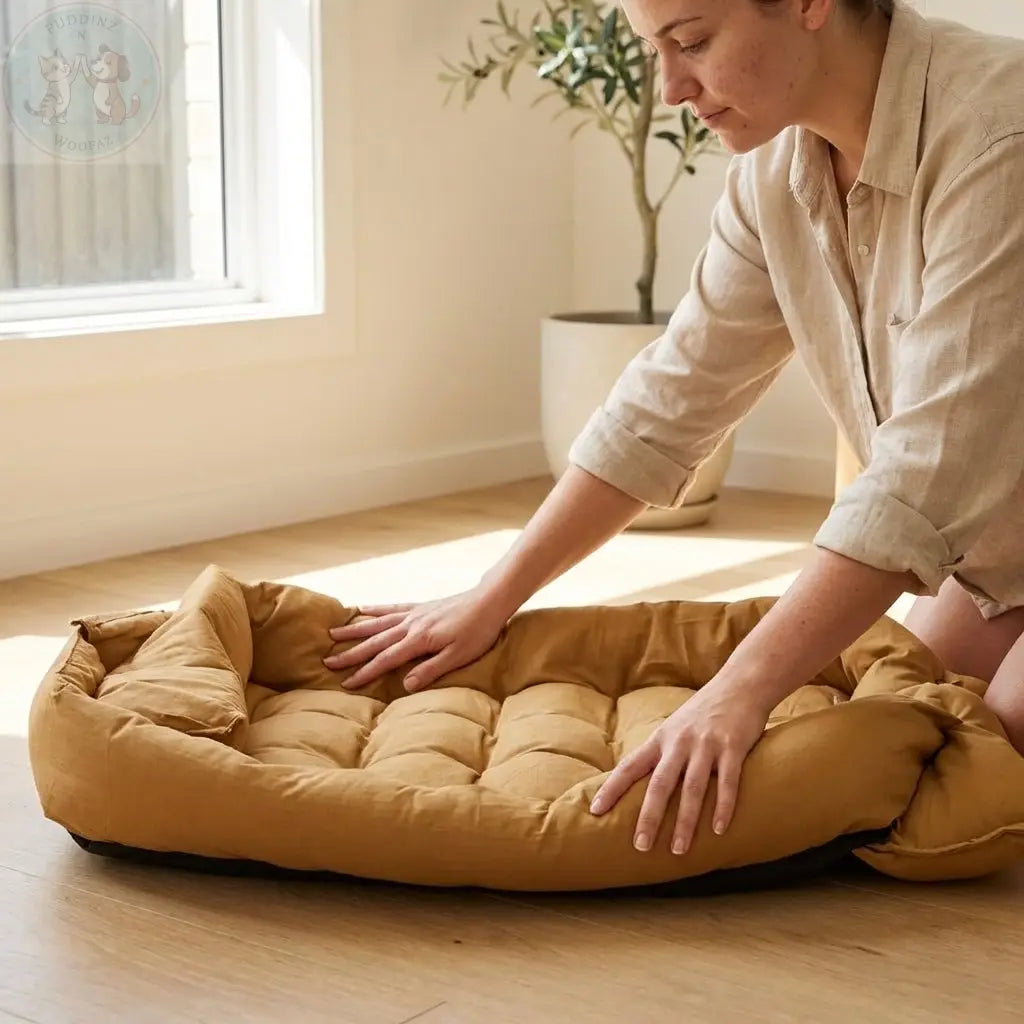 Portable Dog Bed – Foldable Travel Mat for Dogs and Cats Puddinz n Woofaz   Puddinz n Woofaz