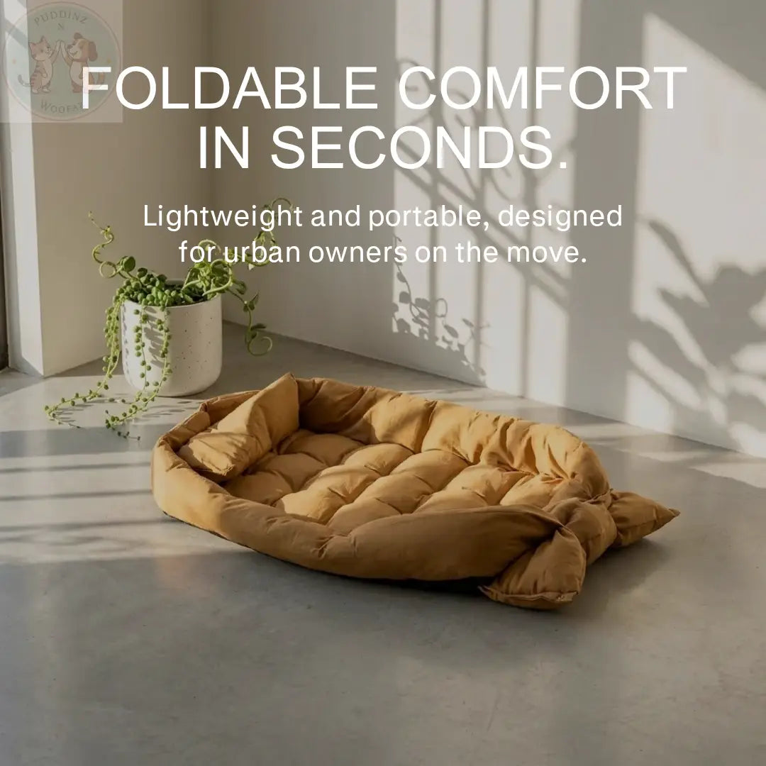 Portable Dog Bed – Foldable Travel Mat for Dogs and Cats Puddinz n Woofaz   Puddinz n Woofaz