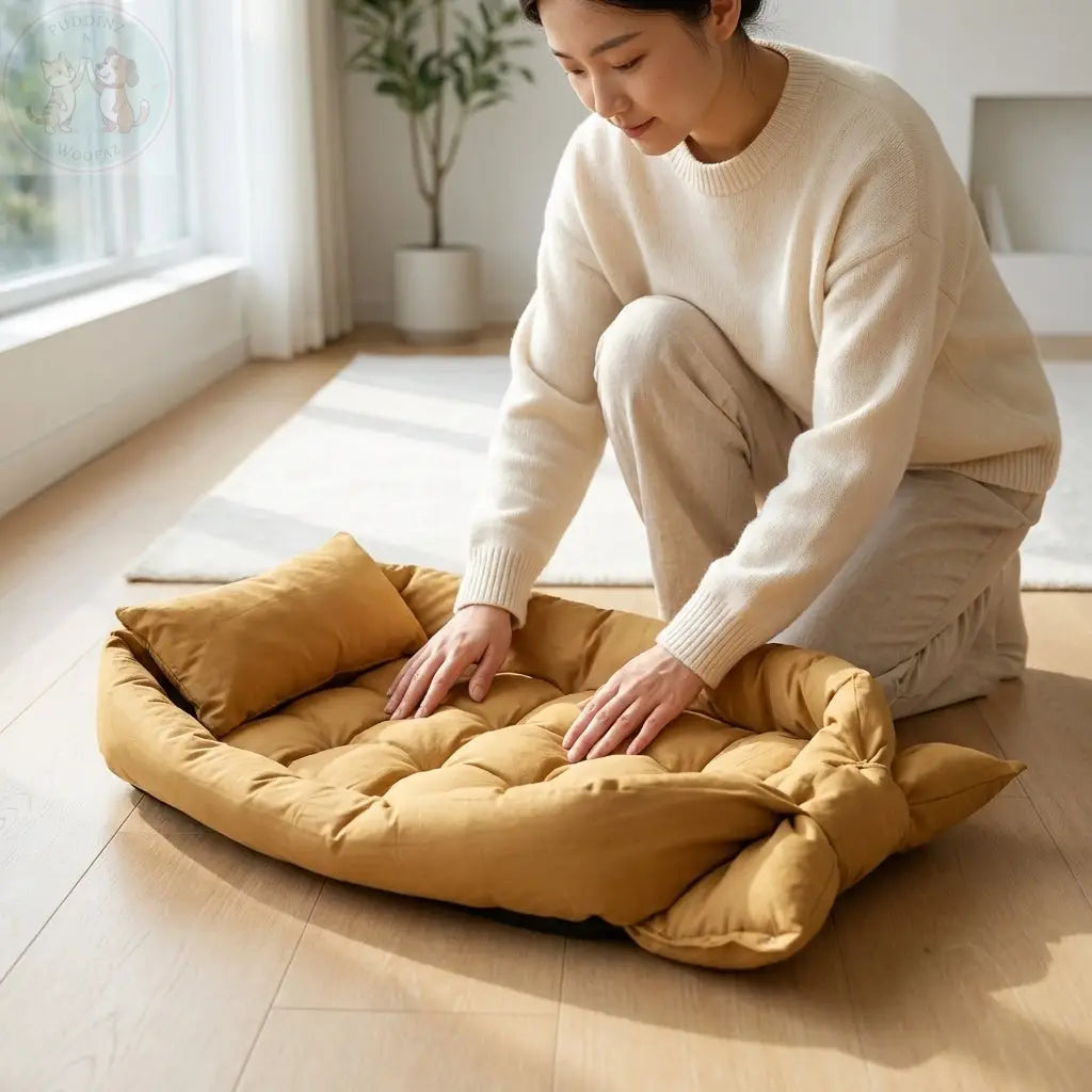 Portable Dog Bed – Foldable Travel Mat for Dogs and Cats Puddinz n Woofaz   Puddinz n Woofaz