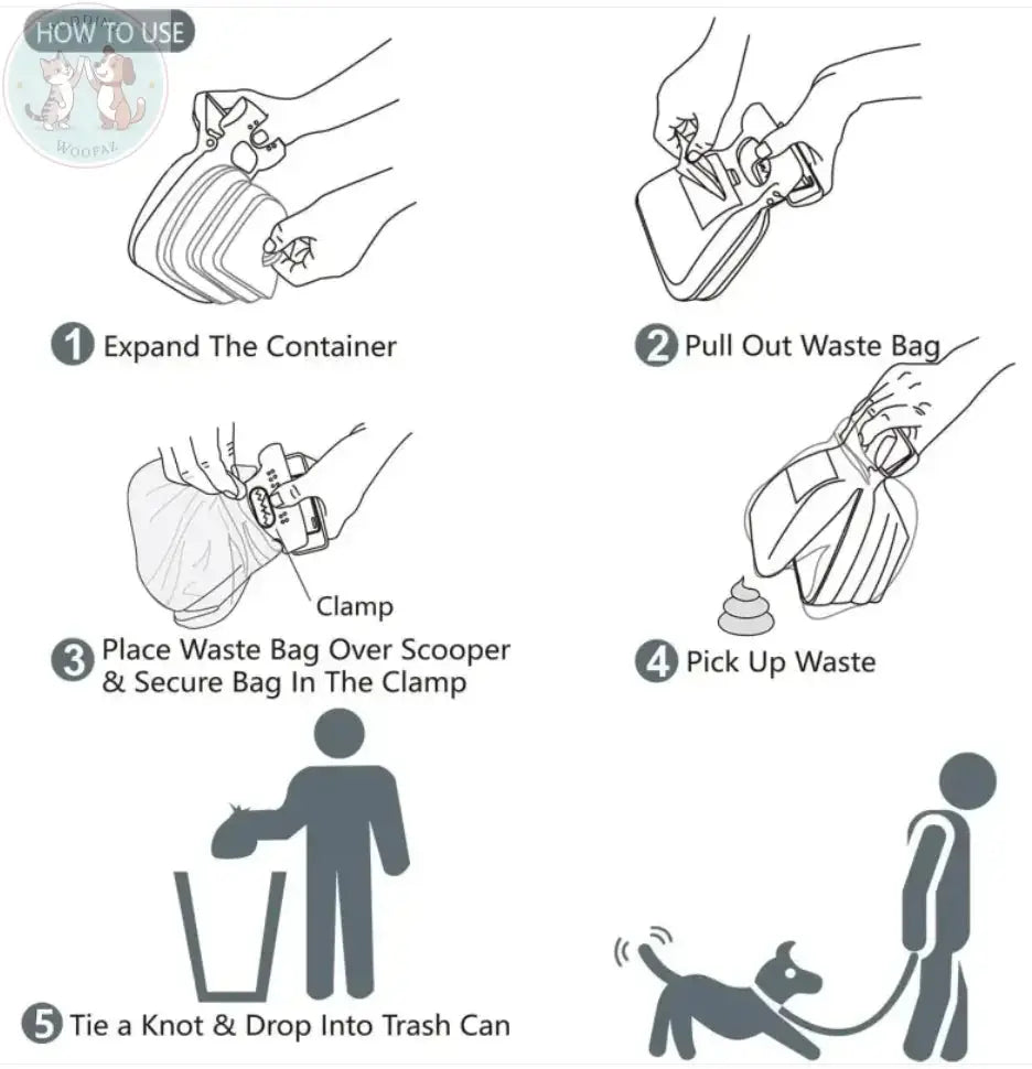 Portable dog waste picker