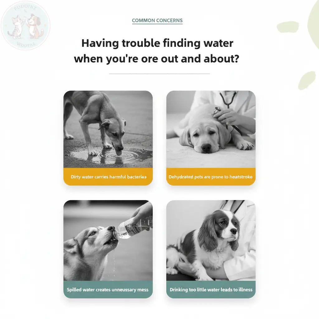 Premium Pet Problem Awareness - 2x2 Grid Infographic