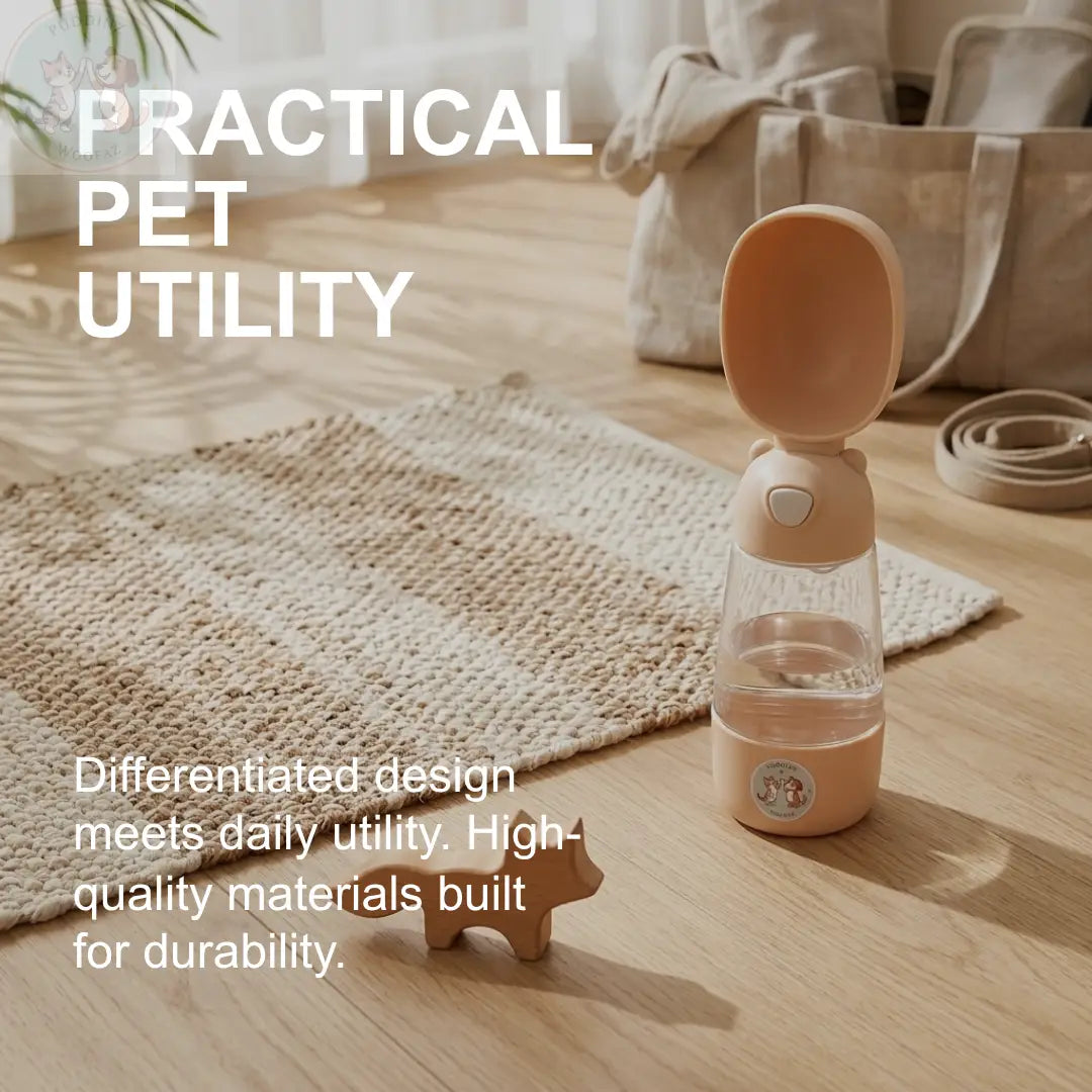 Portable Dog Water Bottle - Outdoor Travel Feeder Puddinz n Woofaz  Pet Puddinz n Woofaz