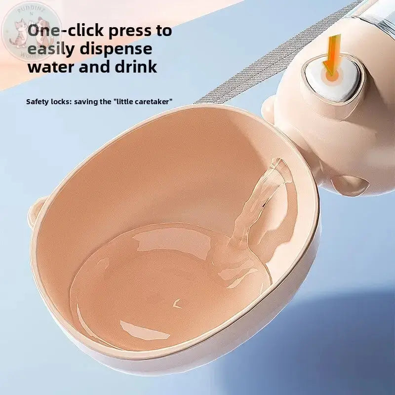 Portable Dog Water Bottle - Outdoor Travel Feeder Puddinz n Woofaz  Pet Puddinz n Woofaz