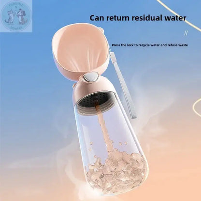 Portable Dog Water Bottle - Outdoor Travel Feeder Puddinz n Woofaz  Pet Puddinz n Woofaz
