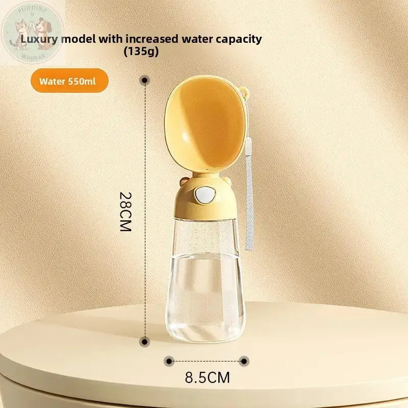 Portable Dog Water Bottle - Outdoor Travel Feeder Puddinz n Woofaz  Pet Puddinz n Woofaz