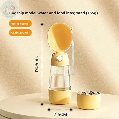 Portable Dog Water Bottle - Outdoor Travel Feeder Puddinz n Woofaz  Pet Puddinz n Woofaz