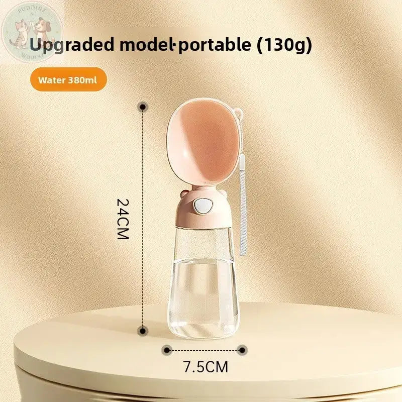 Portable Dog Water Bottle - Outdoor Travel Feeder Puddinz n Woofaz  Pet Puddinz n Woofaz