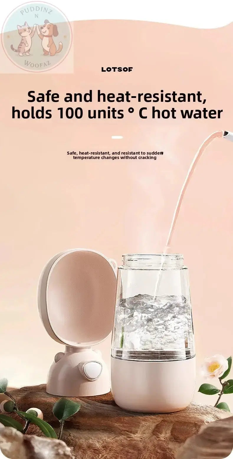 Portable Dog Water Bottle - Outdoor Travel Feeder Puddinz n Woofaz  Pet Puddinz n Woofaz