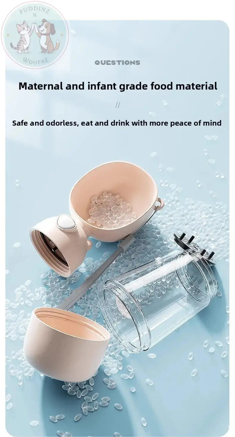 Portable Dog Water Bottle - Outdoor Travel Feeder Puddinz n Woofaz  Pet Puddinz n Woofaz