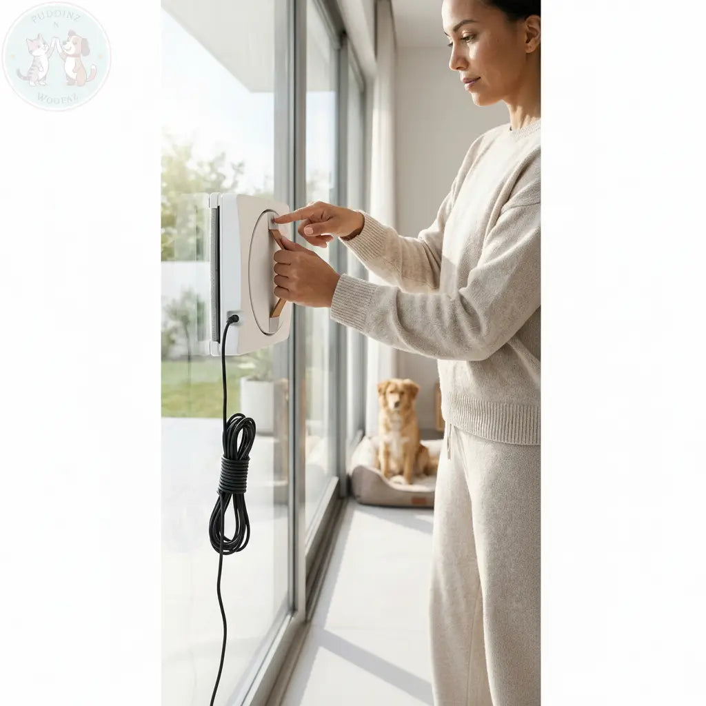 The Smart Window Cleaner Robot - Pet Nose Print Remover Puddinz n Woofaz  Pet accessories Puddinz n Woofaz