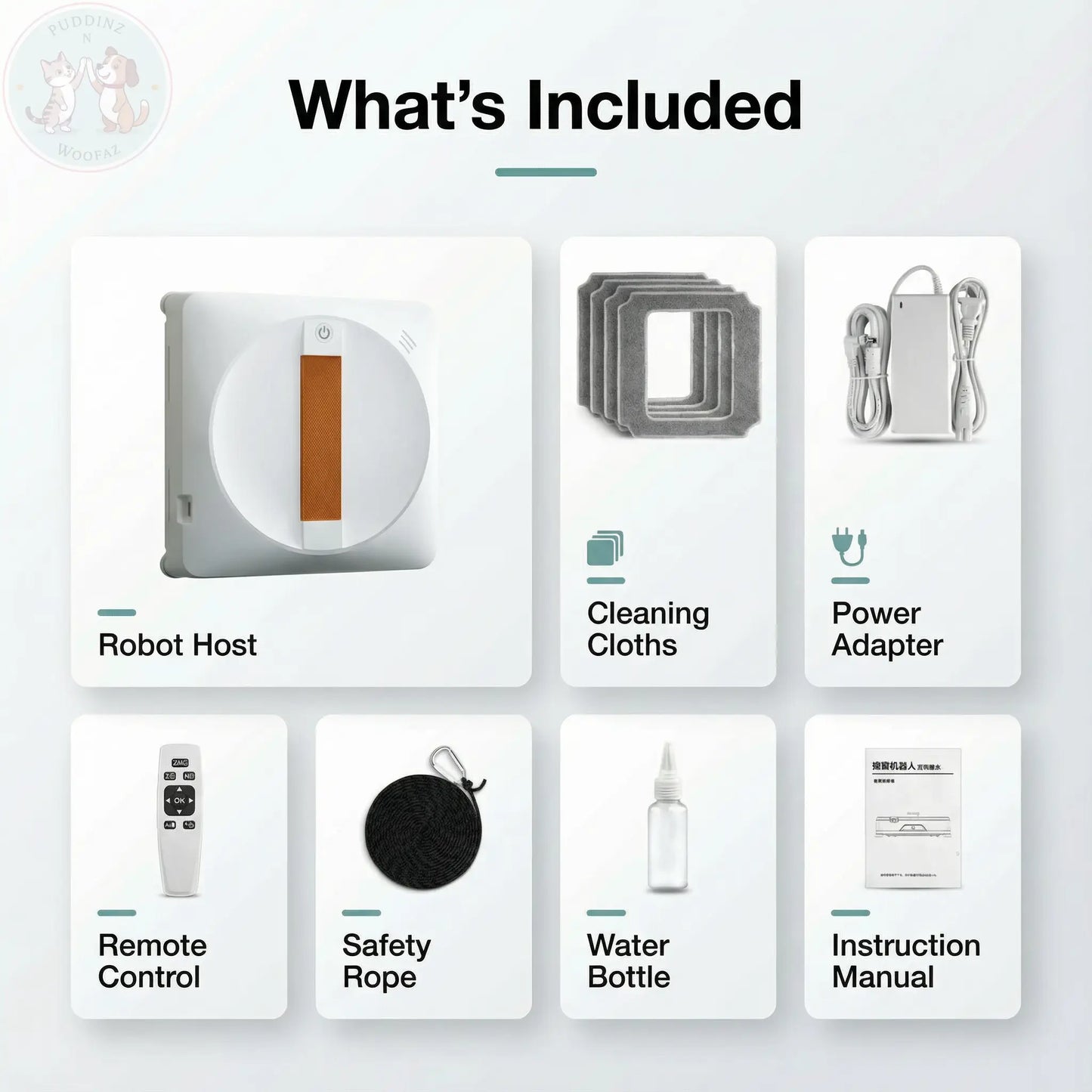 The Smart Window Cleaner Robot - Pet Nose Print Remover Puddinz n Woofaz  Pet accessories Puddinz n Woofaz