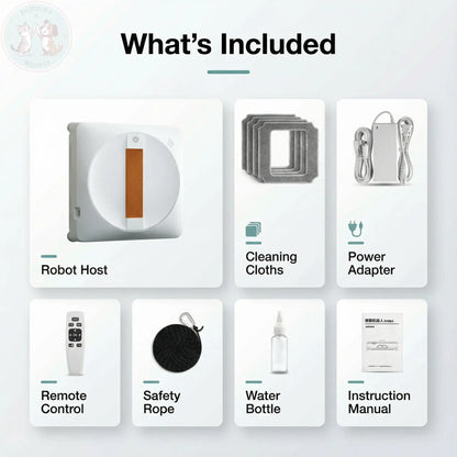 The Smart Window Cleaner Robot - Pet Nose Print Remover Puddinz n Woofaz  Pet accessories Puddinz n Woofaz