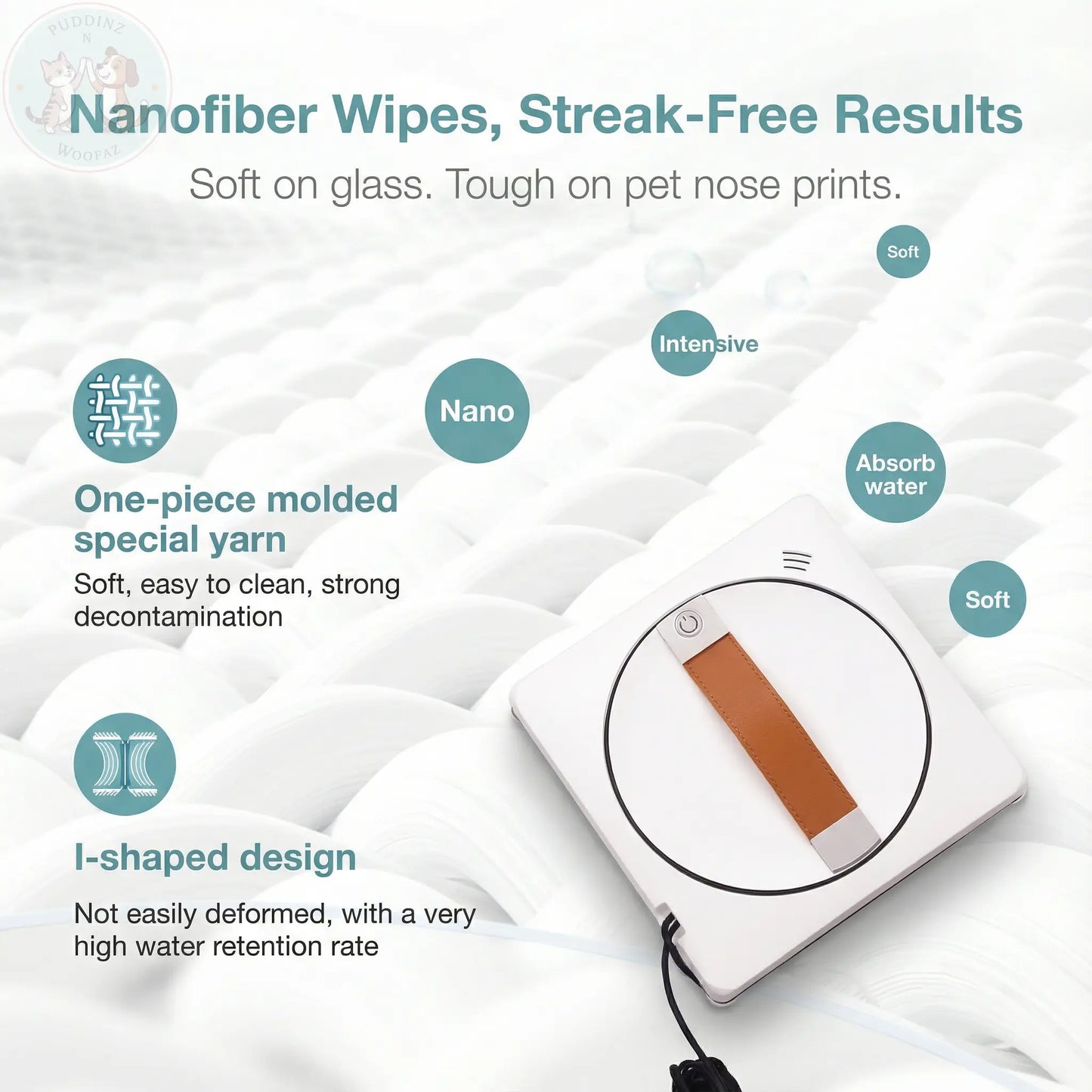 The Smart Window Cleaner Robot - Pet Nose Print Remover Puddinz n Woofaz  Pet accessories Puddinz n Woofaz