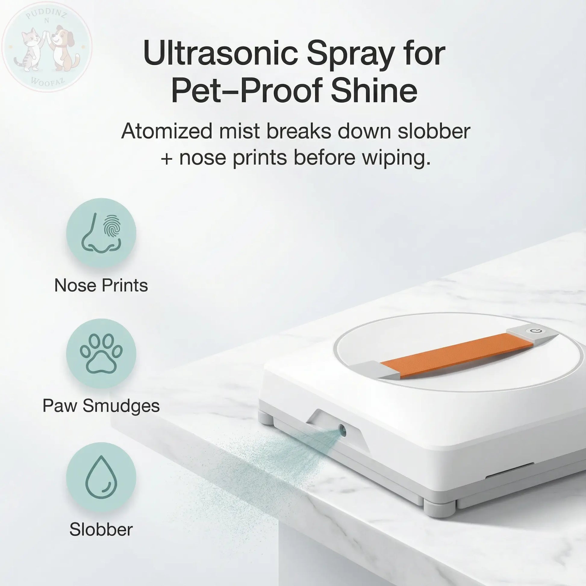 The Smart Window Cleaner Robot - Pet Nose Print Remover Puddinz n Woofaz  Pet accessories Puddinz n Woofaz