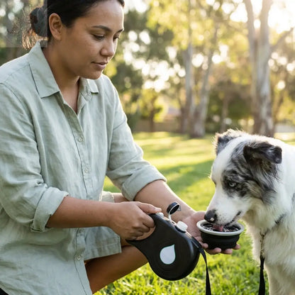 dog leash with water bottle – Convenient Hydration on the Go Puddinz n Woofaz   Puddinz n Woofaz
