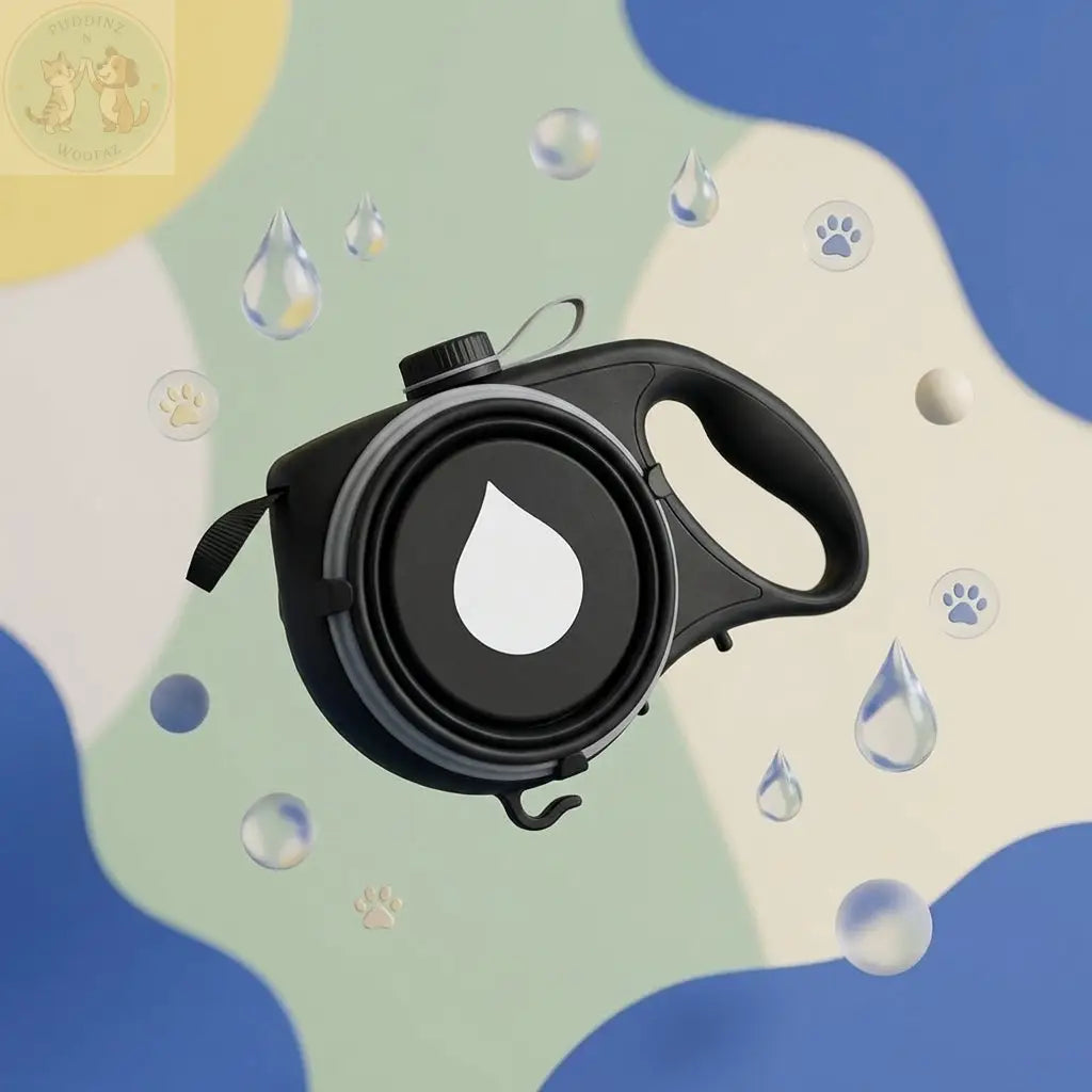 dog leash with water bottle – Convenient Hydration on the Go Puddinz n Woofaz   Puddinz n Woofaz