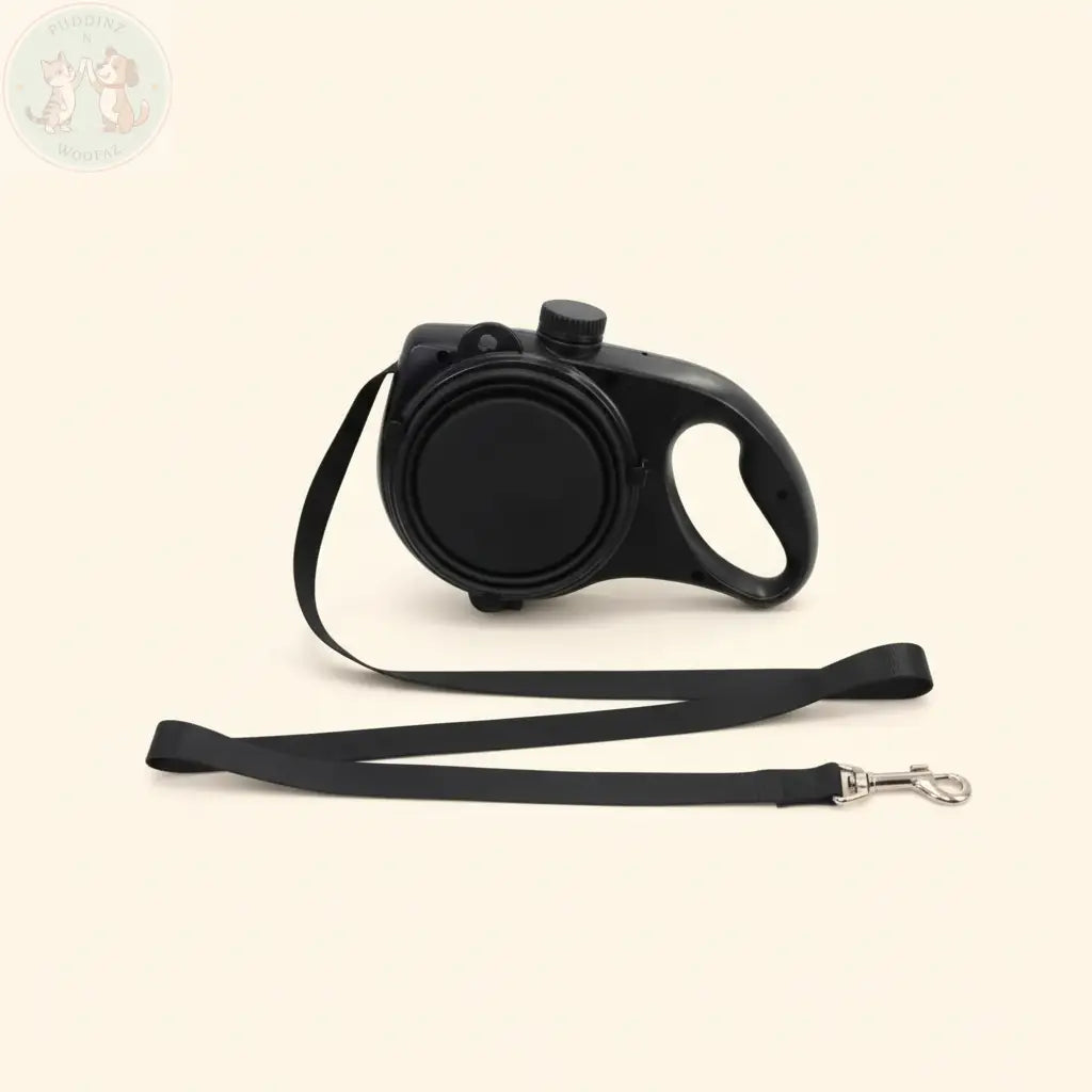 Premium Product Shot - Dog Leash with Water Bottle