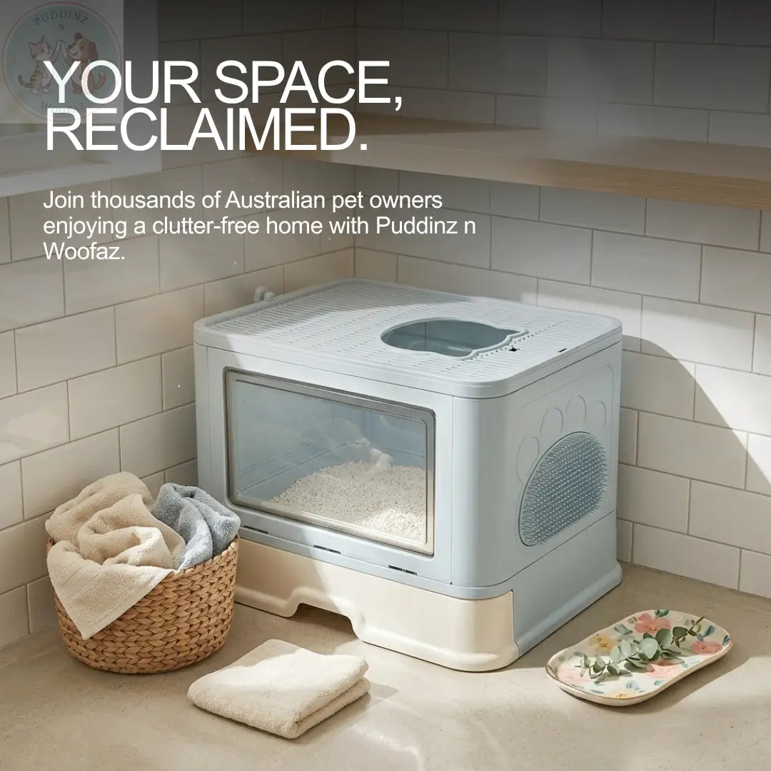 large cat litter box – Control & Spacious Design for Big Cats Puddinz n Woofaz   Puddinz n Woofaz