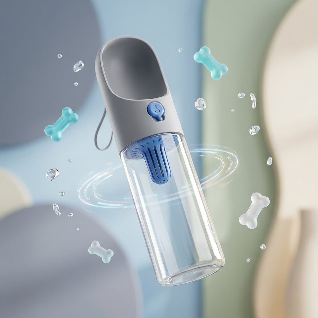 Portable Pet Water Bottle – Leak-Proof Travel Dispenser