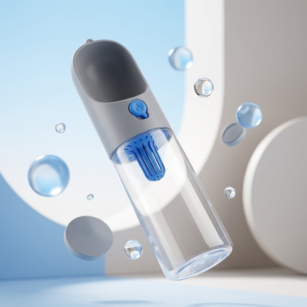 Portable Pet Water Bottle – Leak-Proof Travel Dispenser